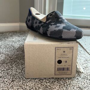 Rothy’s Camo Loafer.  Grey. Size 8. Never worn
